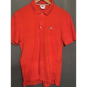 Lacoste Mens Orange Short Sleeve Piqué Cotton Polo Shirt Size 4 5191L